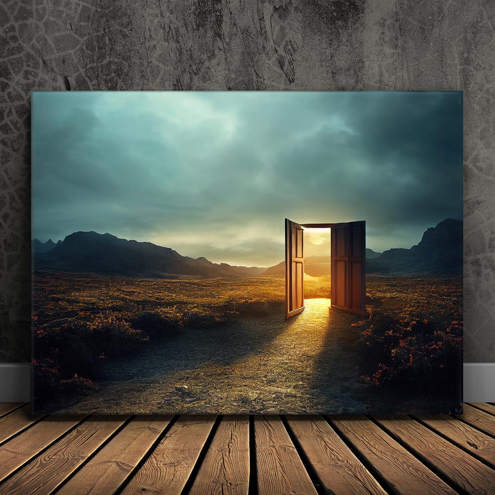 Doorway To Happiness Canvas