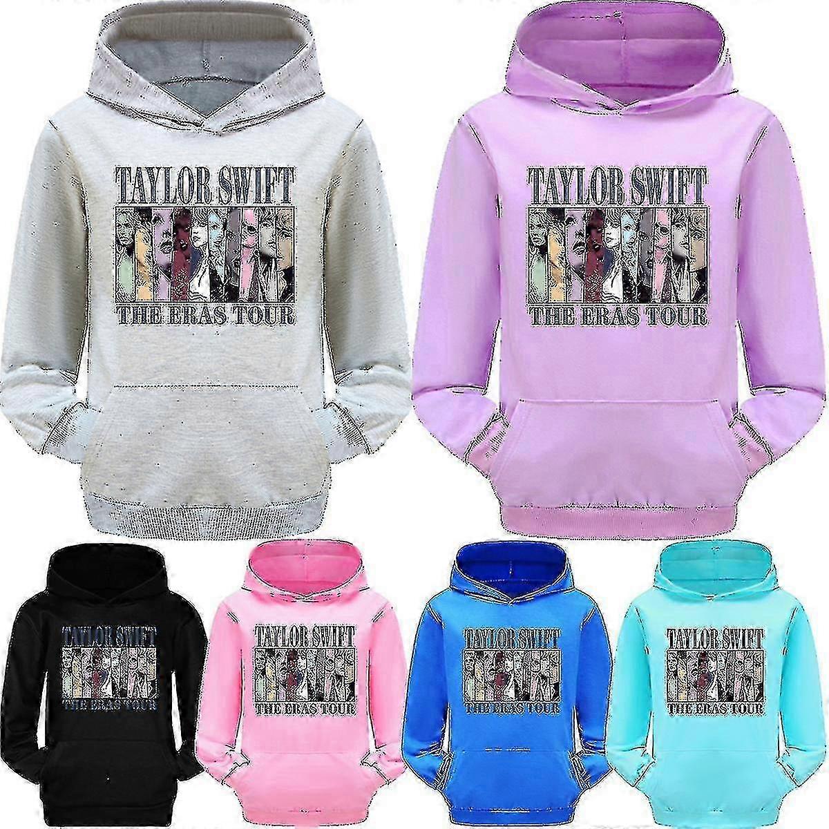 2024 Pop Taylor Swift Hoodie Long Sleeve Hoodie The Eras Tour Casual Pullover Jumper Top