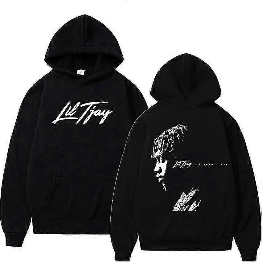 Rapper Lil Tjay Graphic Hoodie 