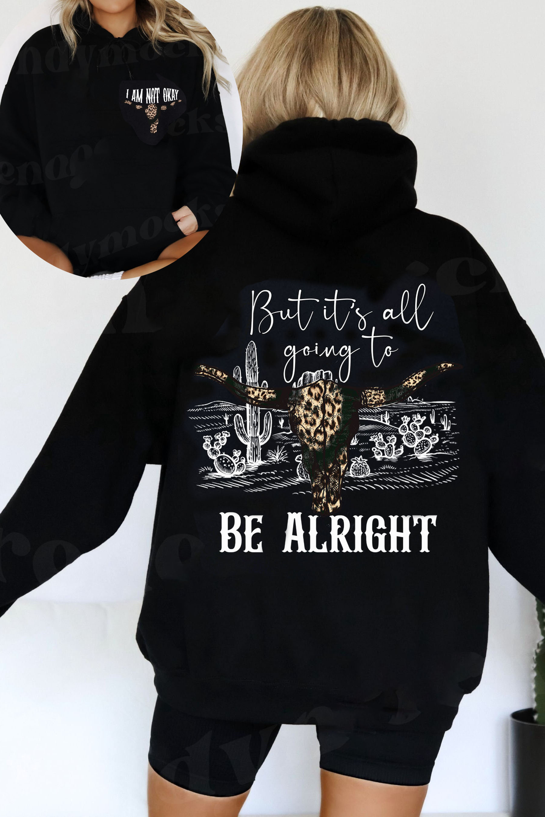 I Am Not Okay But It'S All Going To Be Alright Both Side Hoodie