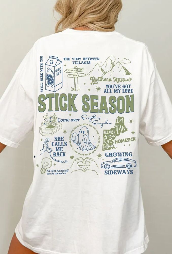 Stick Season 2 Sided Noah Kahan Fans Shirt, Unisex Shirt