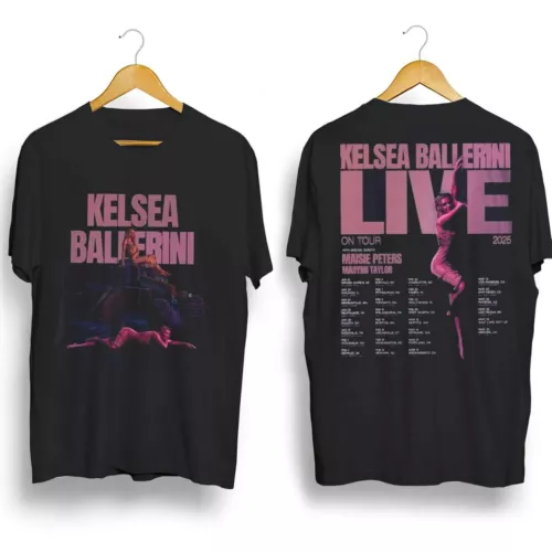 New T-Shirt Kelsea Ballerini 2025 Tour Gift For Fans Unisex Concert Shirt