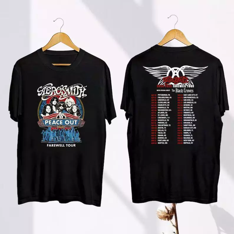T-Shirt Aerosmith Aerosmith Peace Out Farewell Tour 2025 L1207_22