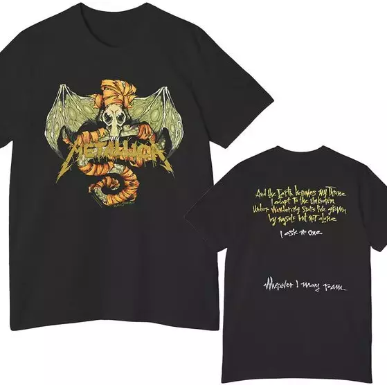 T-Shirt 1992 Metallica Wherever I May Roam 2-Sided