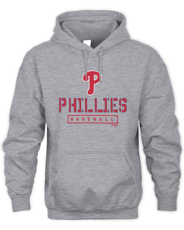 2024 Philadelphia Phillies Evanston Stencil Logo - Unisex Hoodie