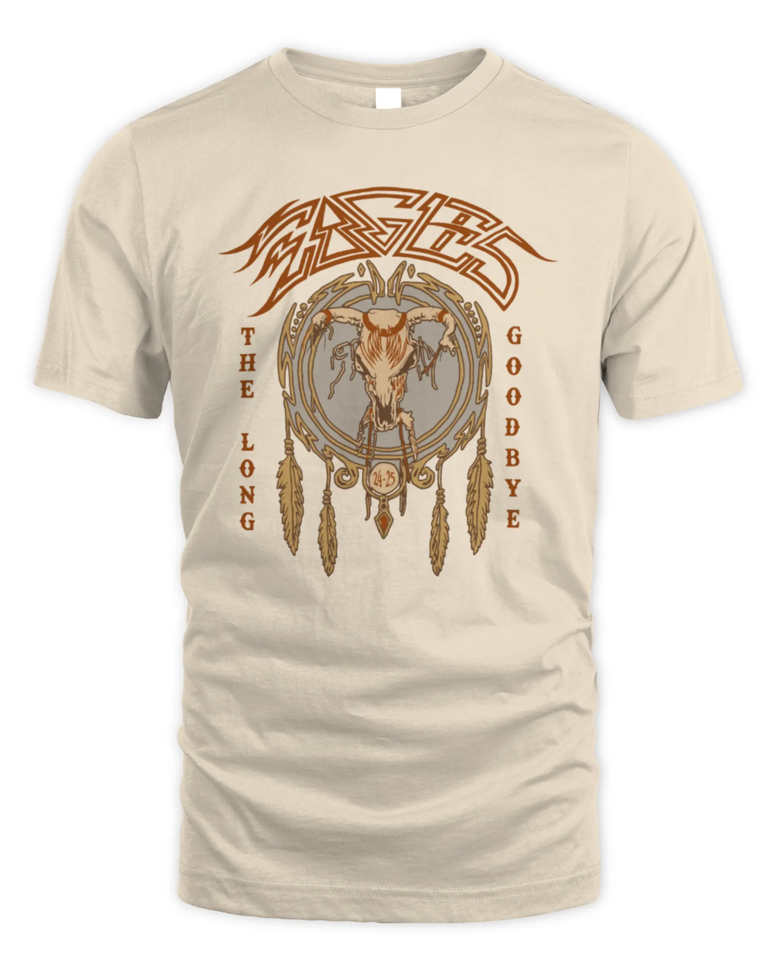 New T-Shirt Official Eagles Band Merch Sphere Dreamcatcher 24-25