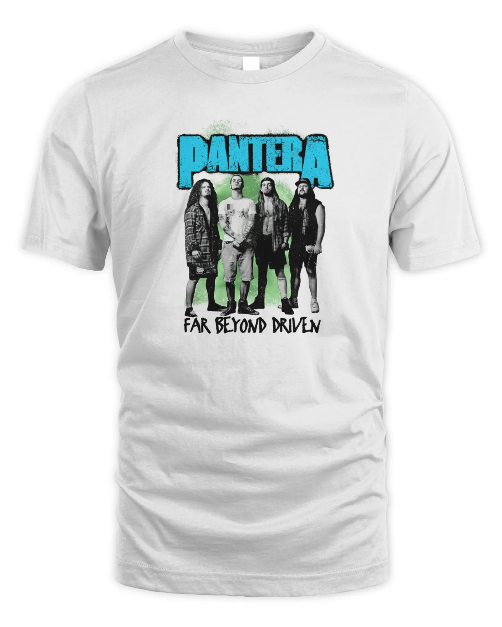 New T-Shirt Pantera Band Merch Far Beyond Driven White