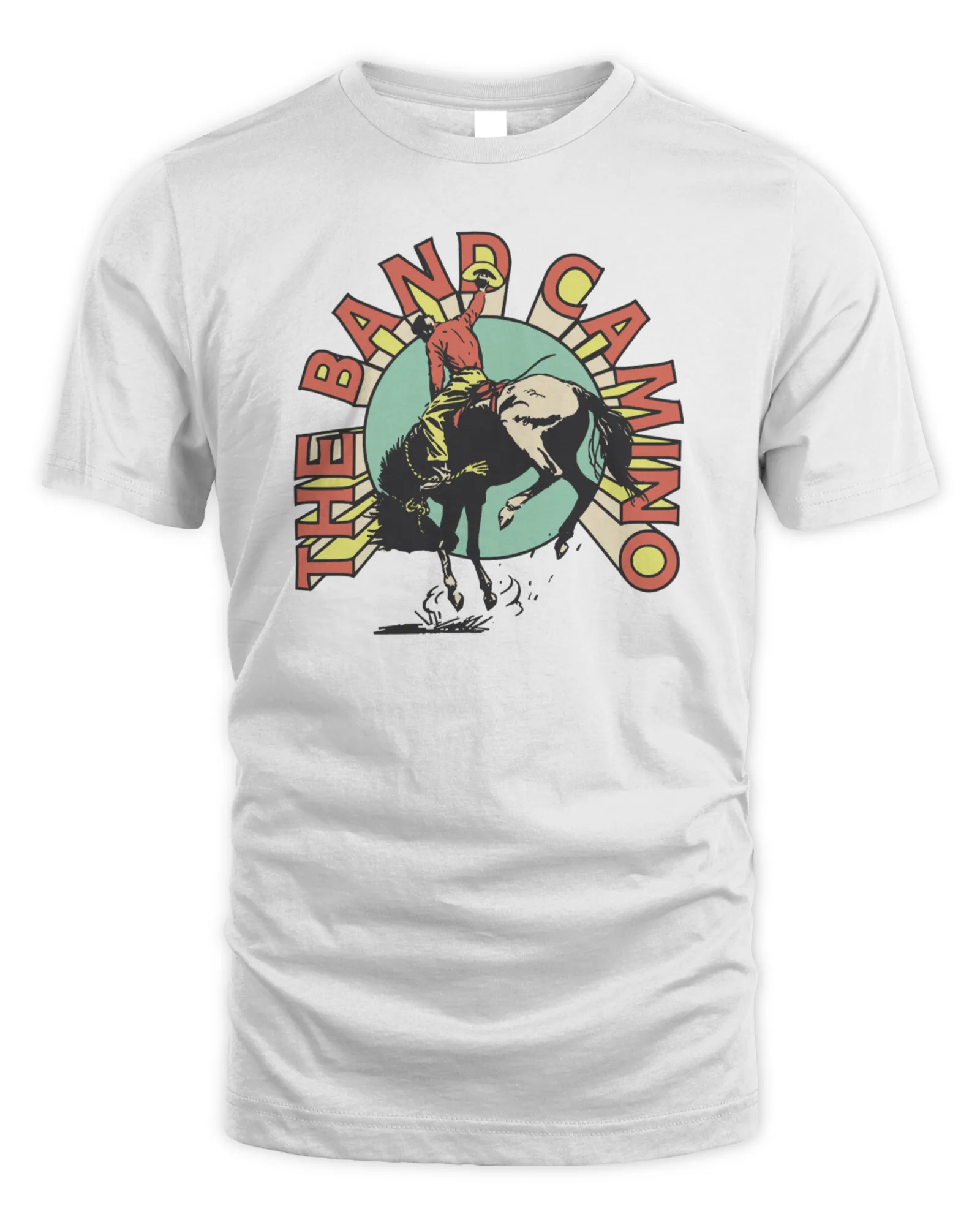 New T-Shirt The Band Camino Merch Cowboy White