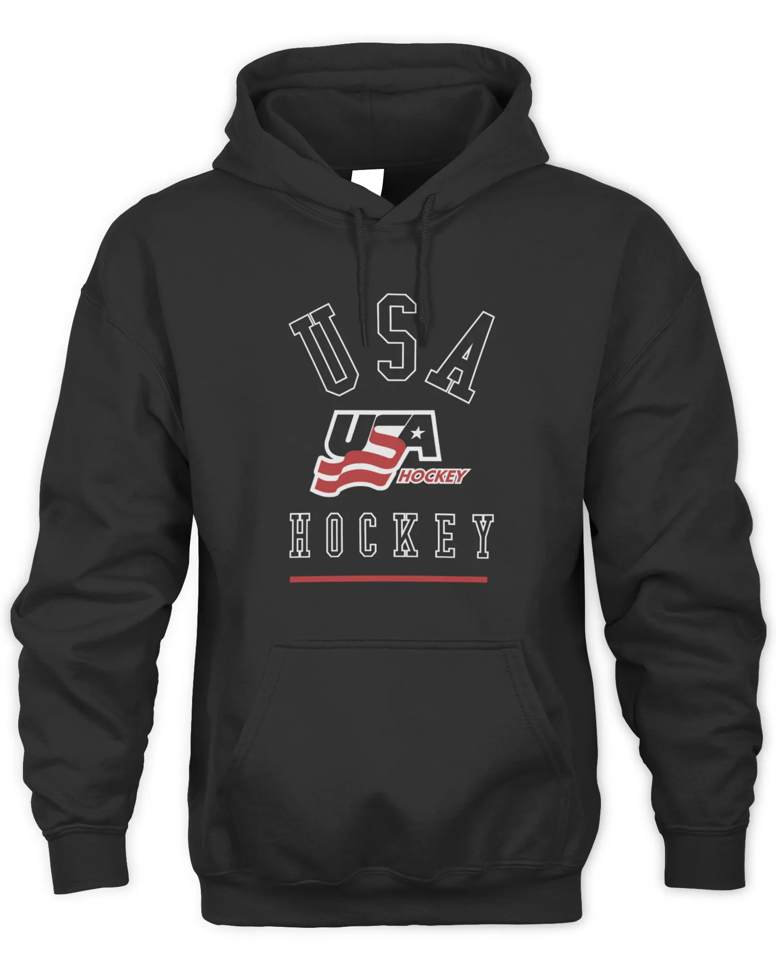 Hoodie Official Usa Hockey Outline Core @@Unisex, Premium Hoodie