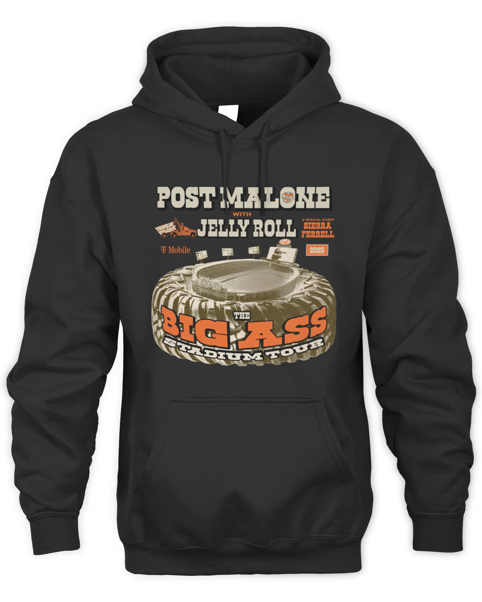 New Hoodie Post Malone With Jelly Roll The Fools For You Stadium 2024, Premium Hoodie