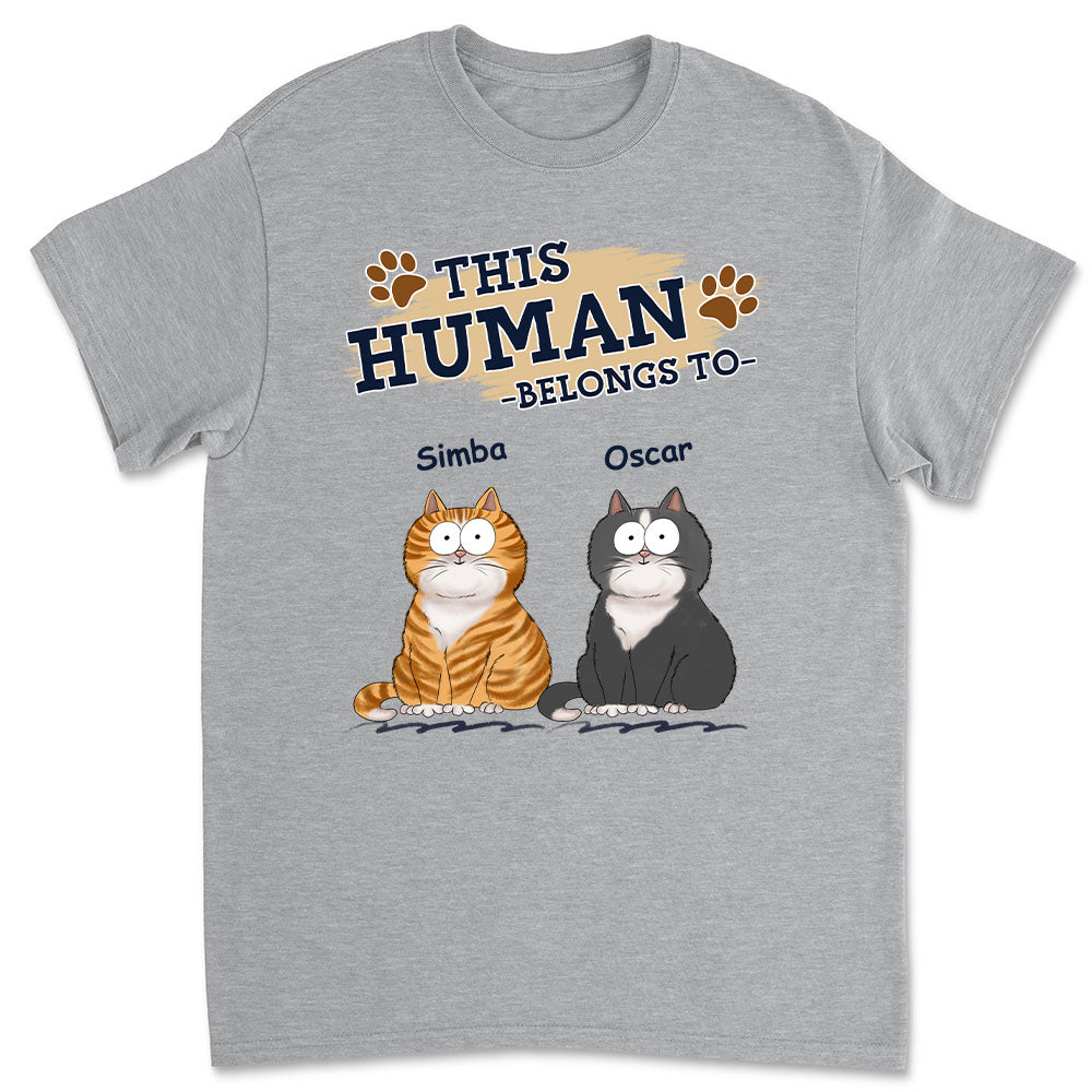 Belongs To My Cat - Personalized Custom Unisex T-shirt