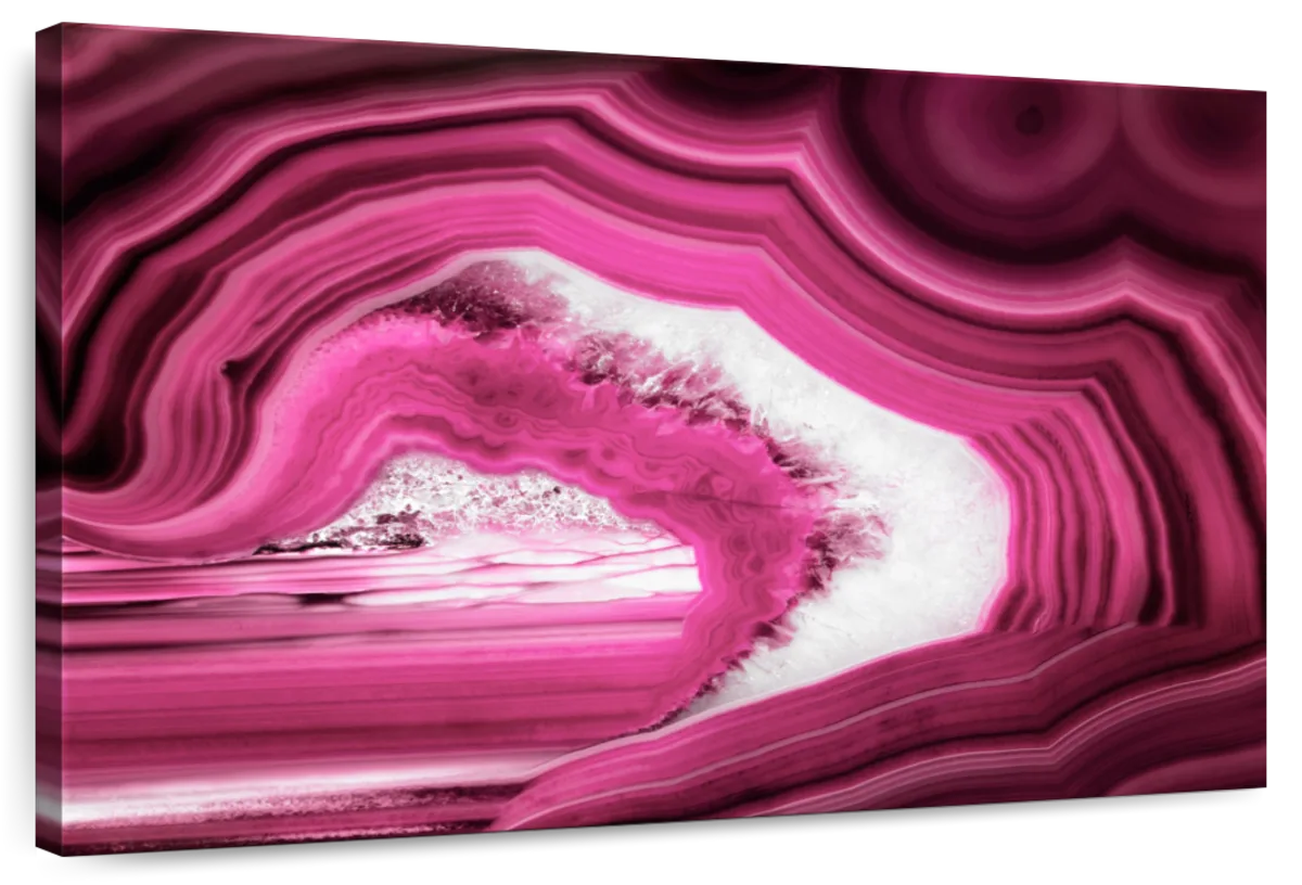 Slice Of Pink Agate