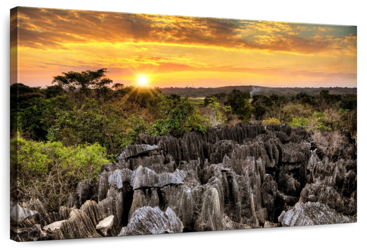 Tsingy De Bemaraha Sunburst