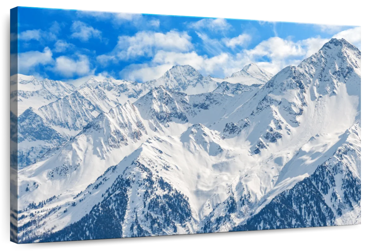 Snowy Mountain Alps