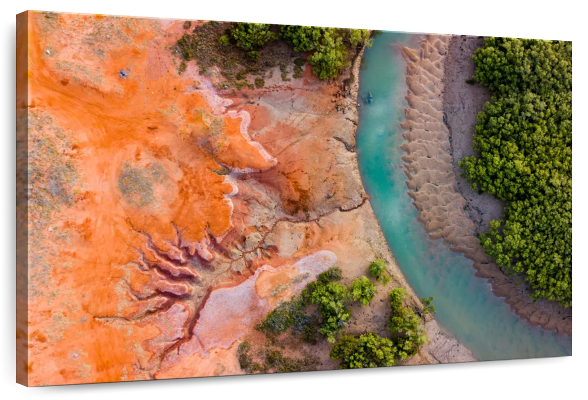 Dramatic River Landscape