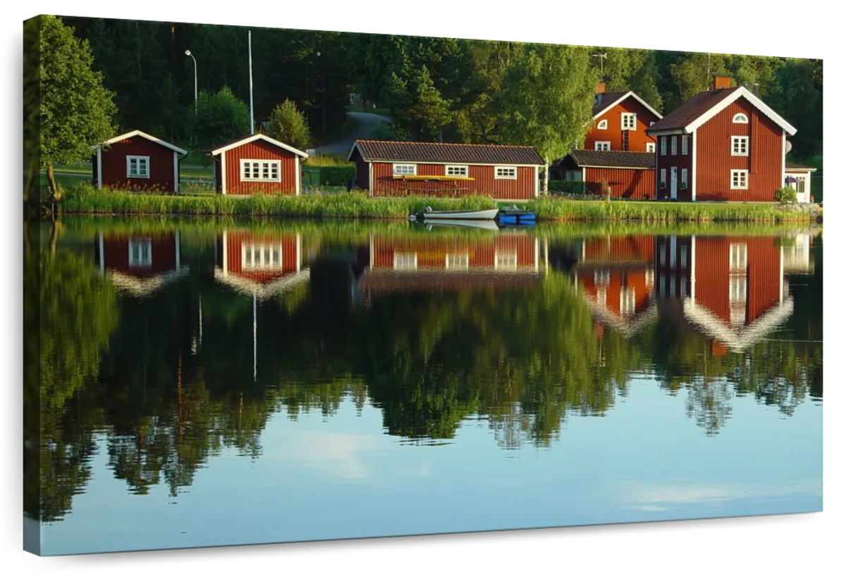 Swedish Lakeside Houses