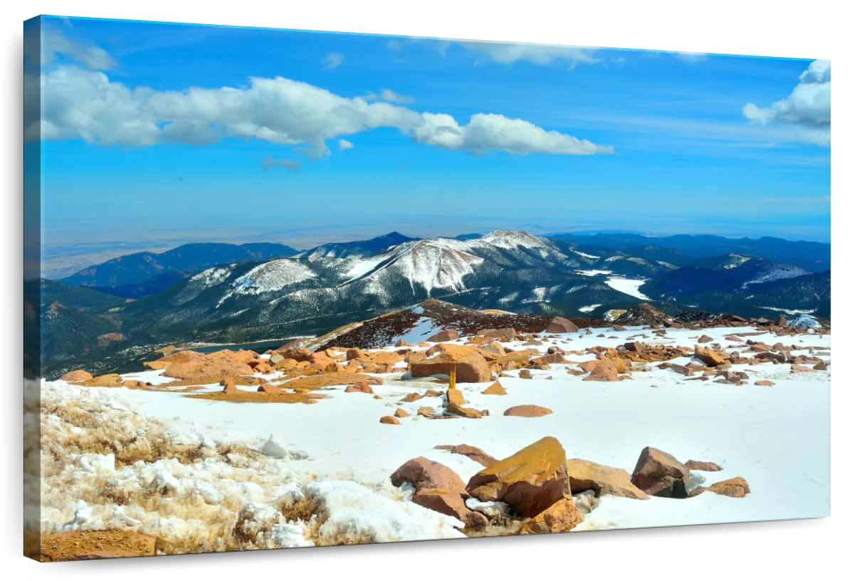 Snowcapped Pikes Peak