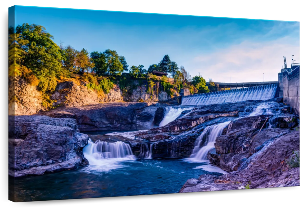 Spokane Falls And Dam