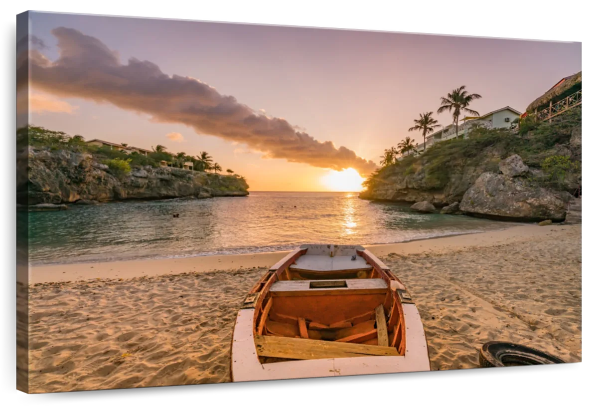 Curacao Shore Sunset