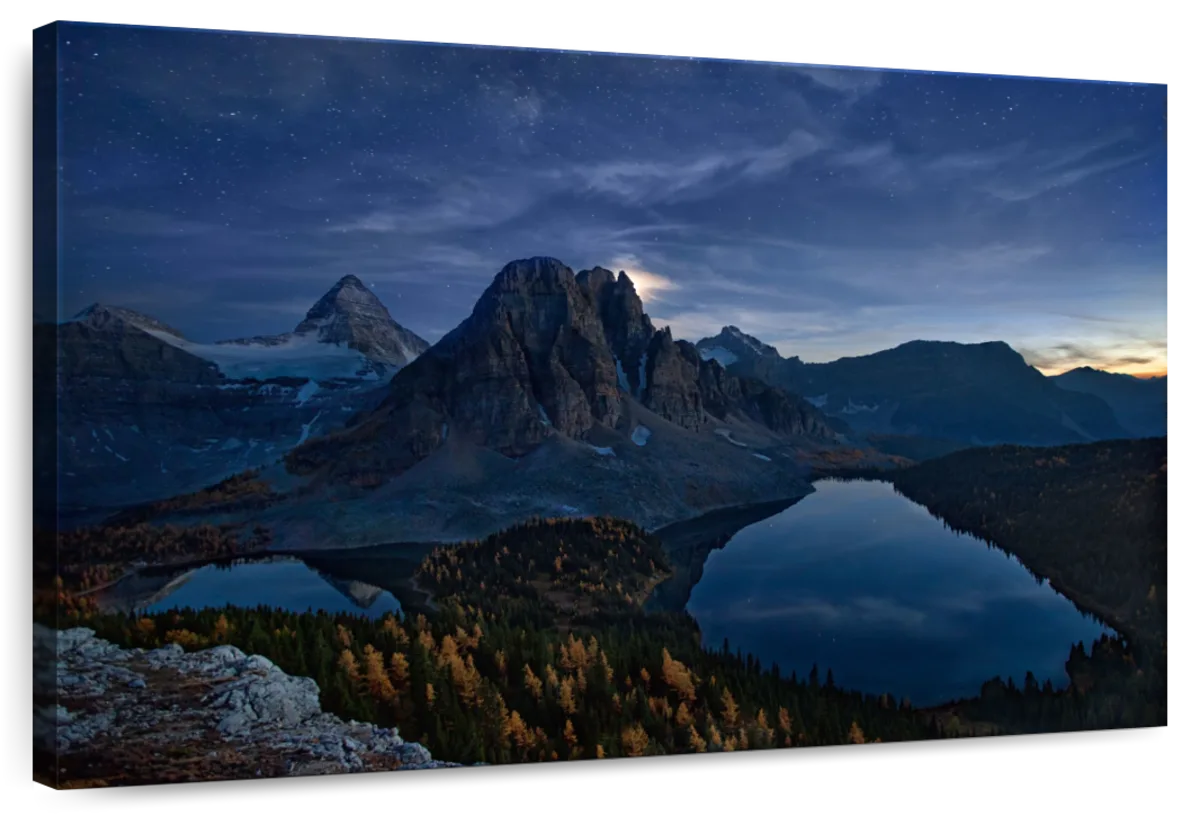 Starry Night At Mount Assiniboine