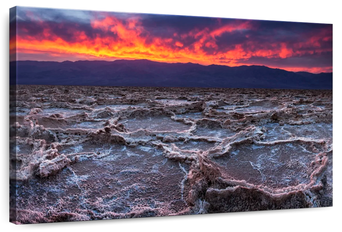 Death Valley Fiery Sunset