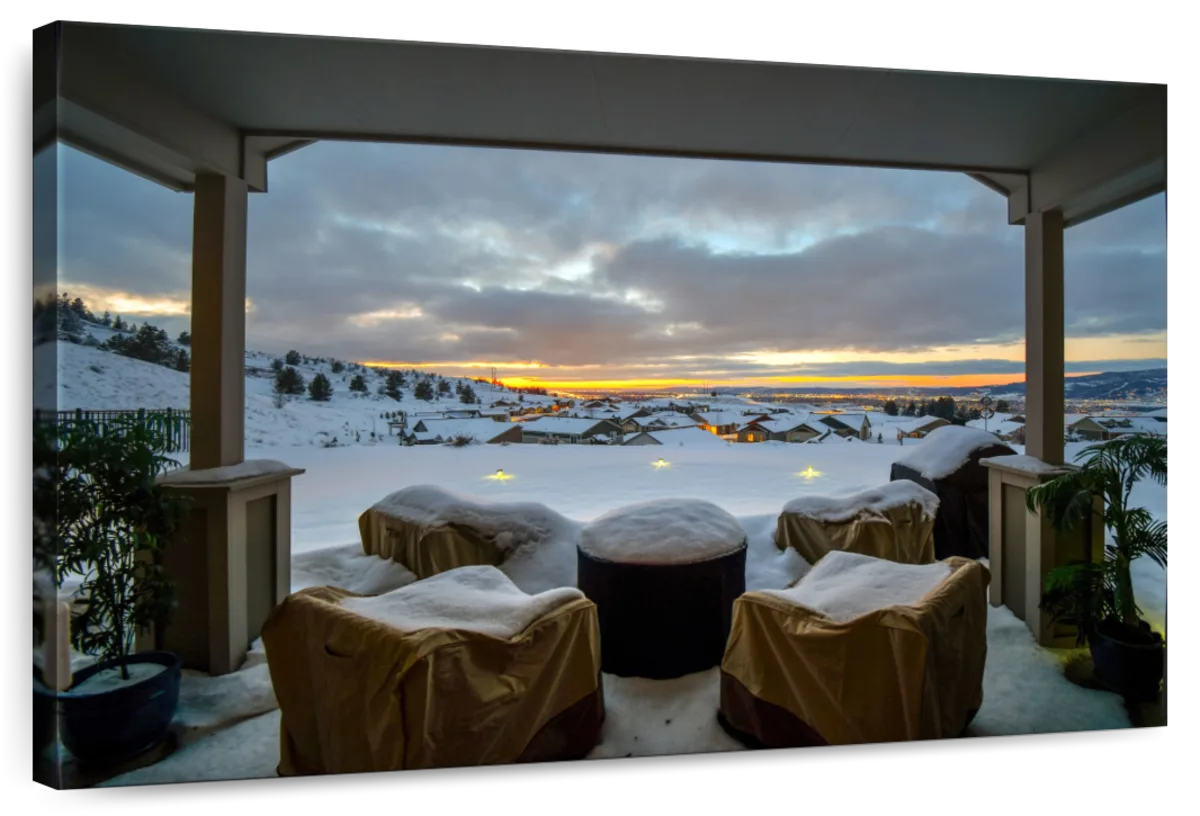 Snowy Spokane View