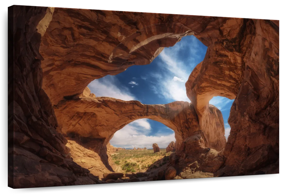 Double Arch Sky View