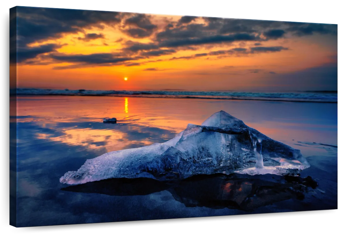 Diamond Beach Sunset Glow