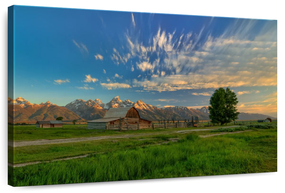 Golden Teton Morning
