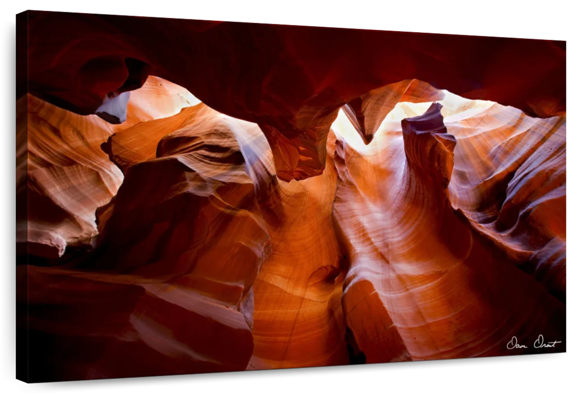 Sun Shining Through Canyon VII