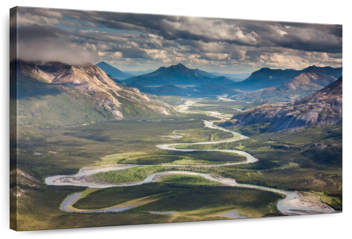 Curving Alatna River