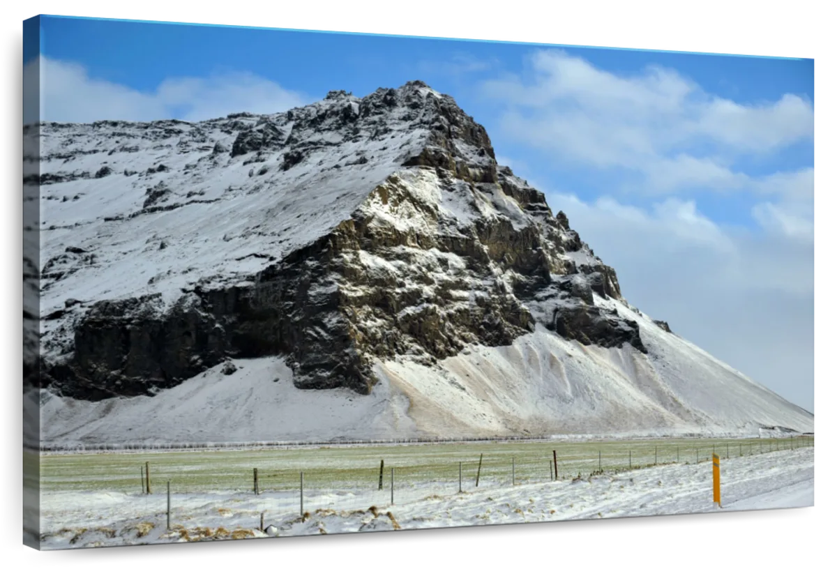 Snowcapped Mountain Of Skogar