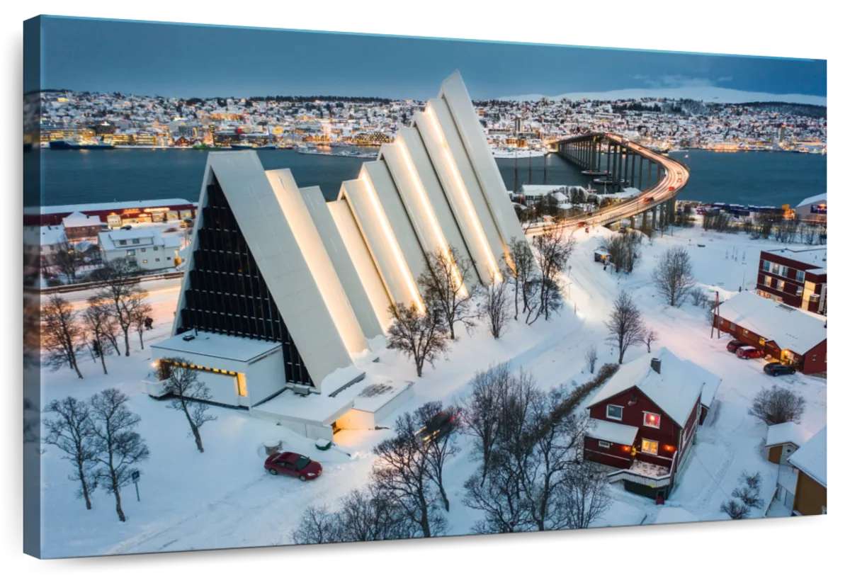 Snowy Arctic Cathedral