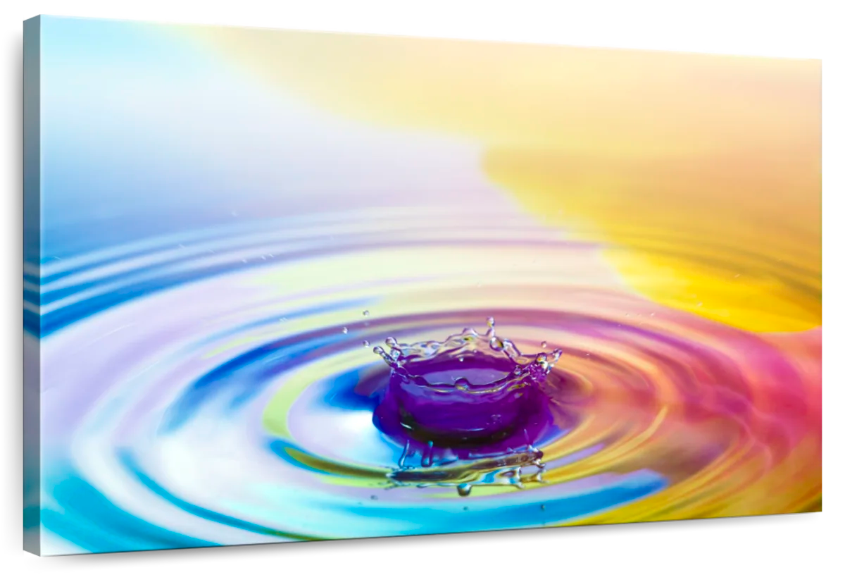 Colored Water Splash