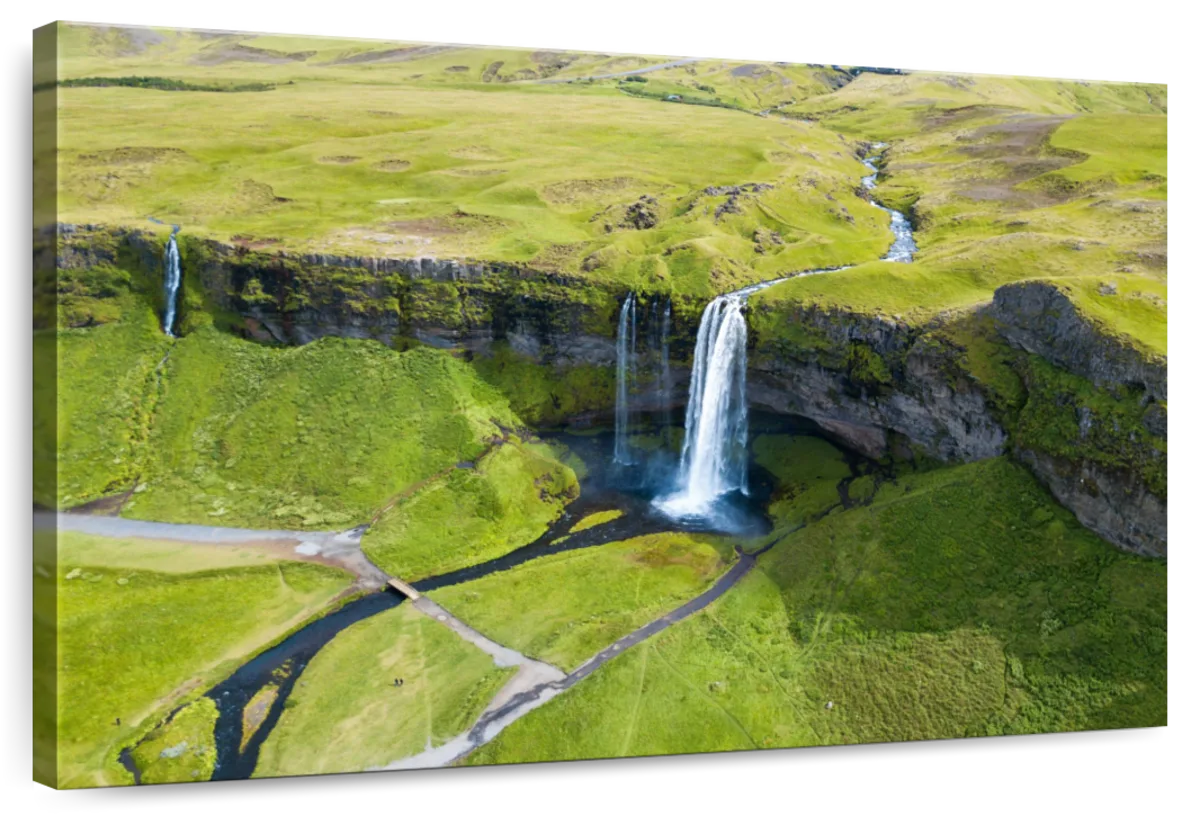 Seljalandsfoss From Above