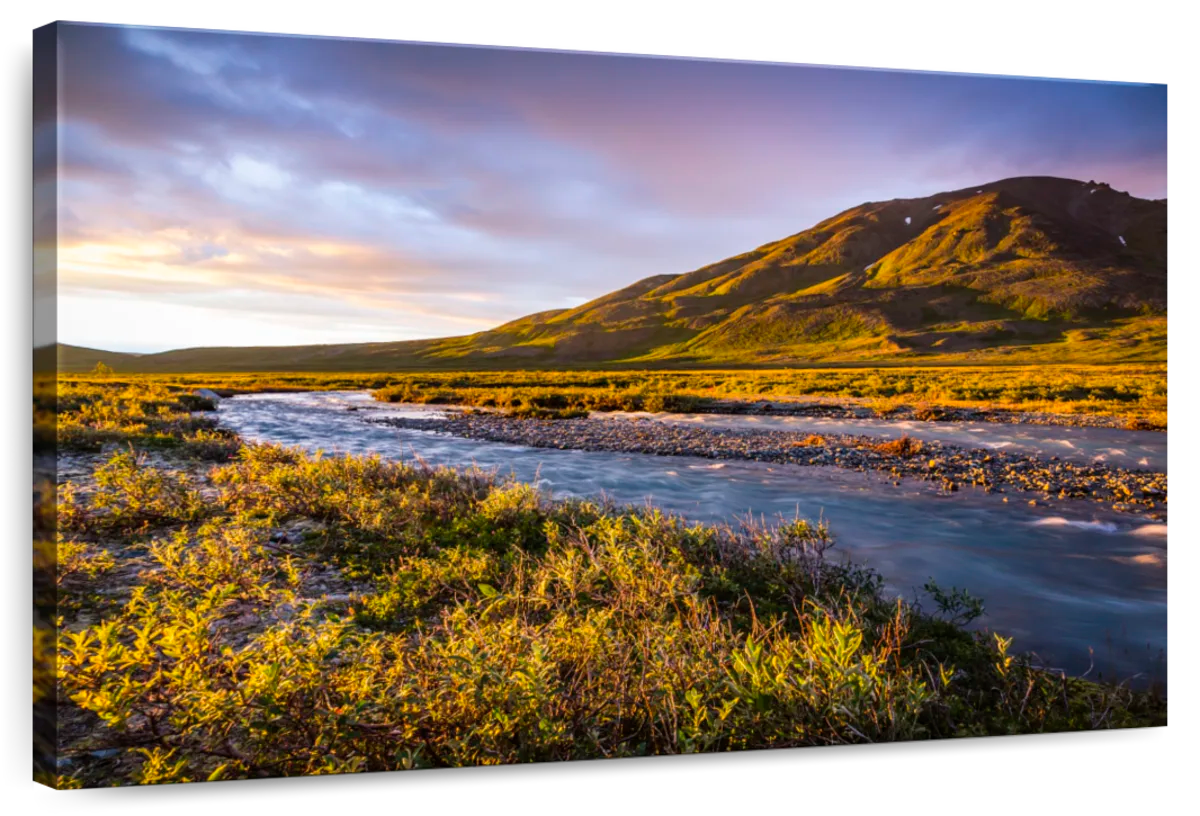 Sunset In Lake Clark Reserve