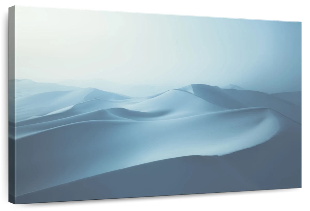 Snowy Desert Dunes