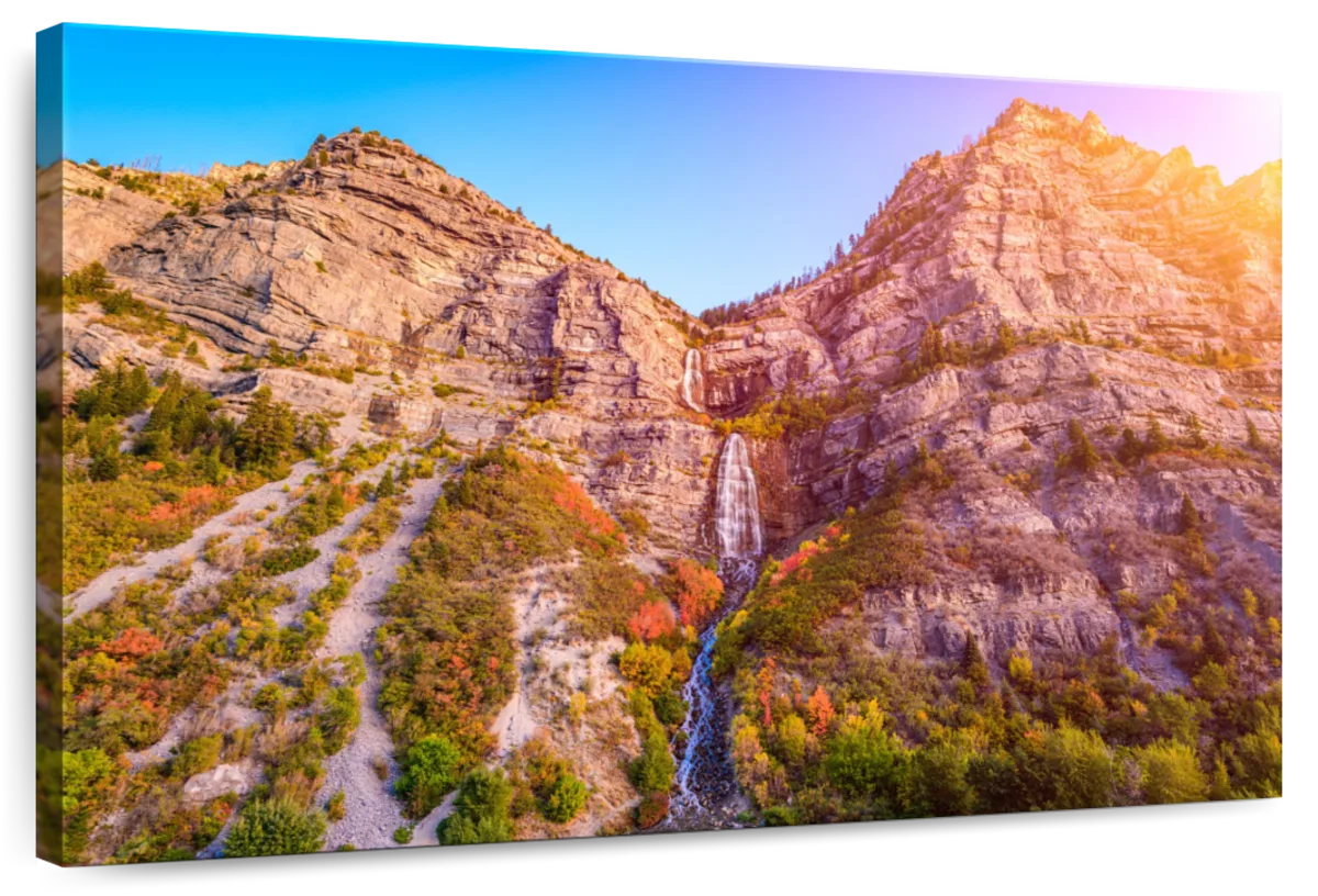 Bridal Veil Waterfall Scene