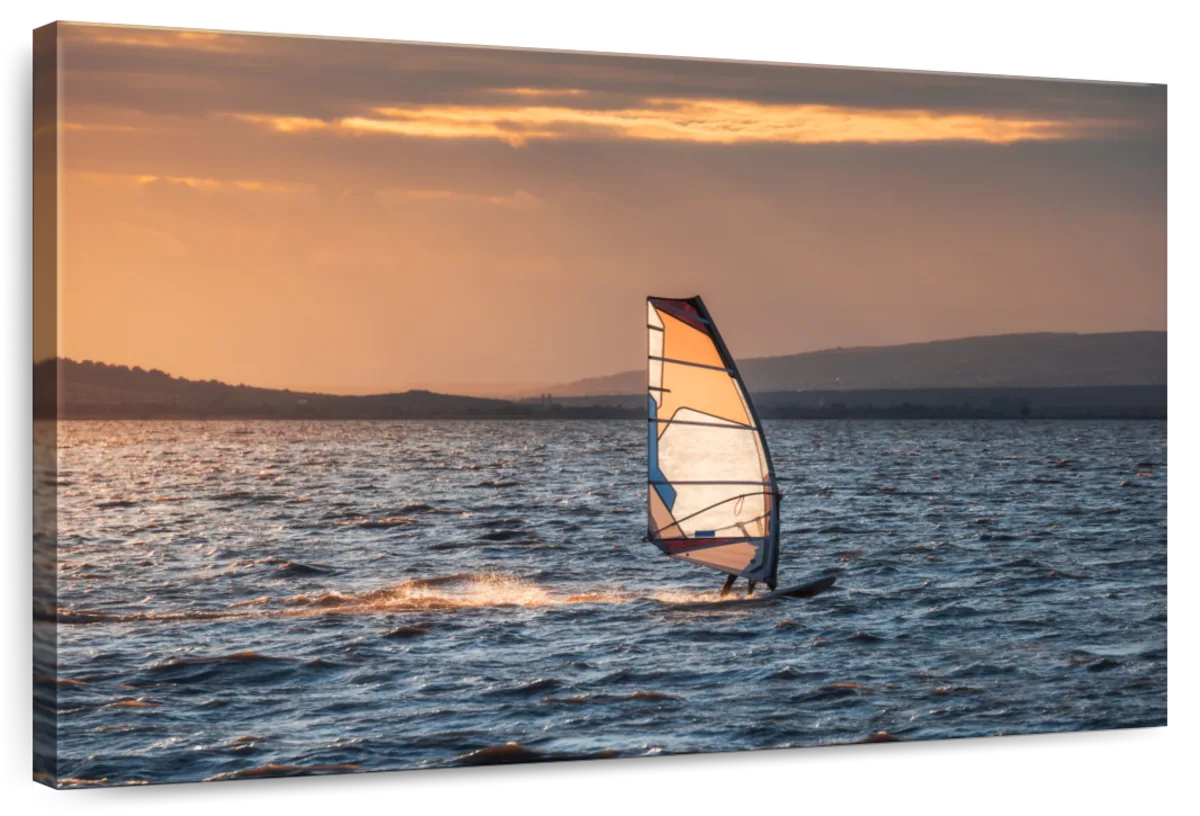 Sunset Windsurfing