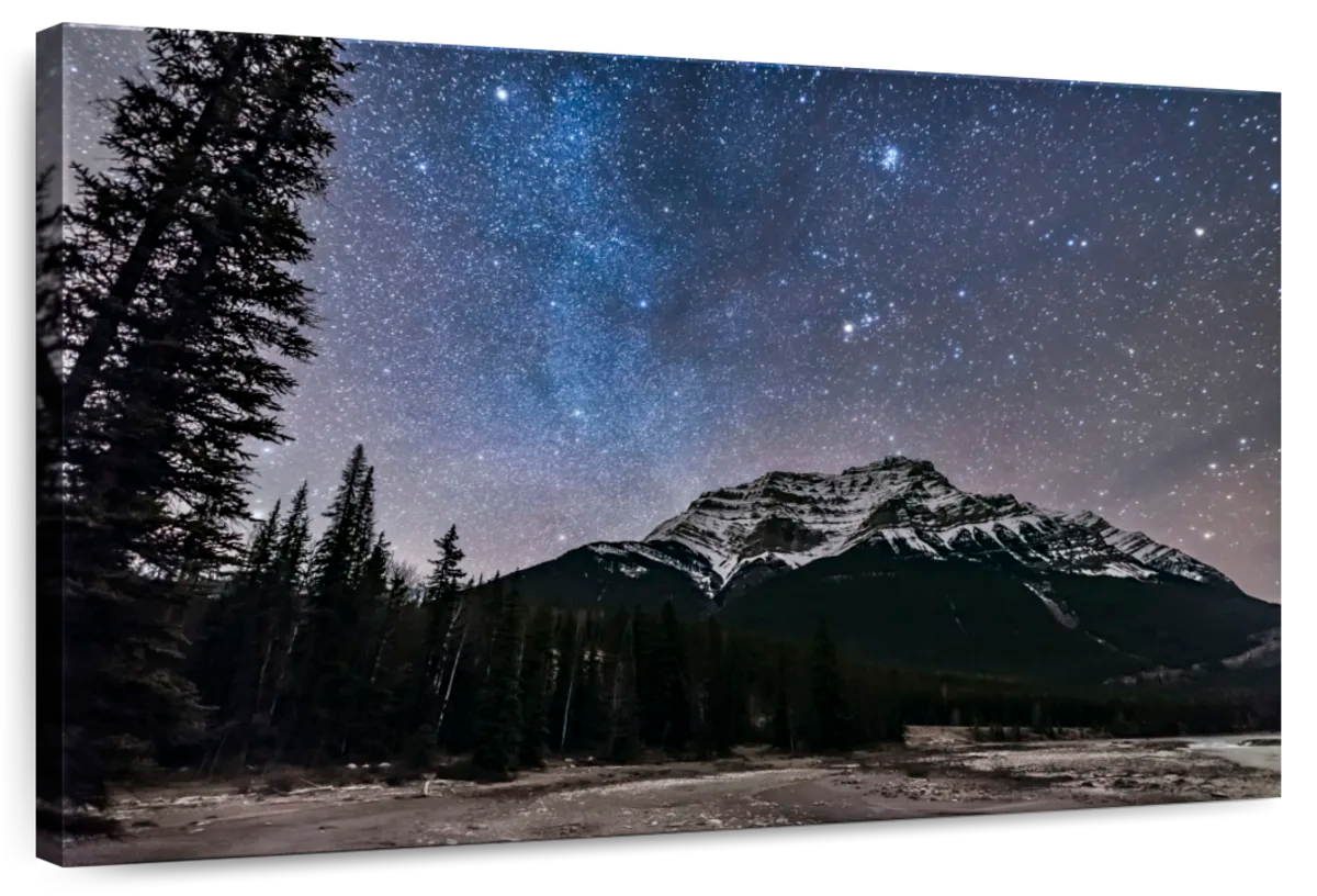 Stars Of Taurus Above Mount Kerkeslin