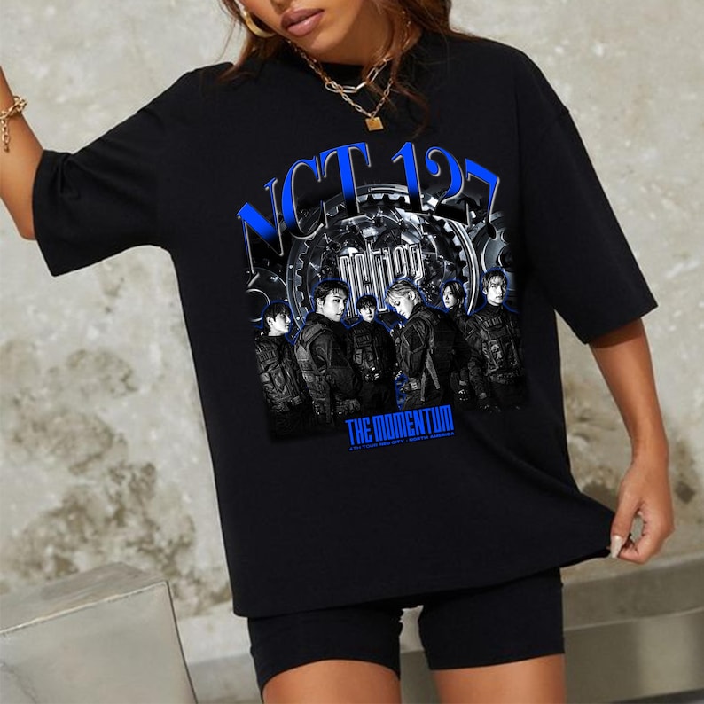 New Nct 127 The Momentum Tour 2025 Graphic Shirt Nct 127 Walk Shirt On The 127 Beashirt