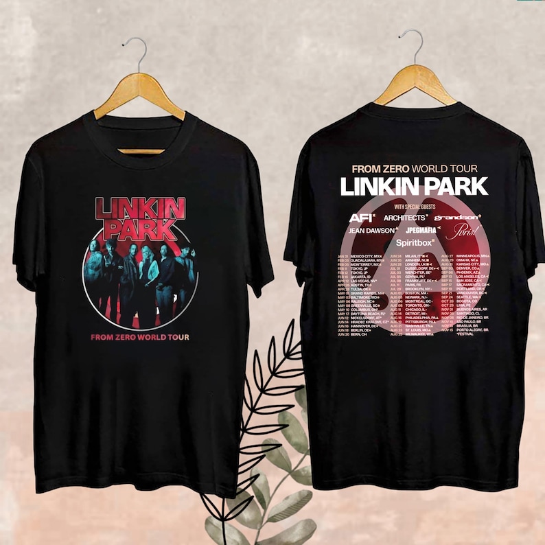 Linkin Park Merch Linkin Park Shirt 2025 Linkin Park From Zero World Tour Shirt