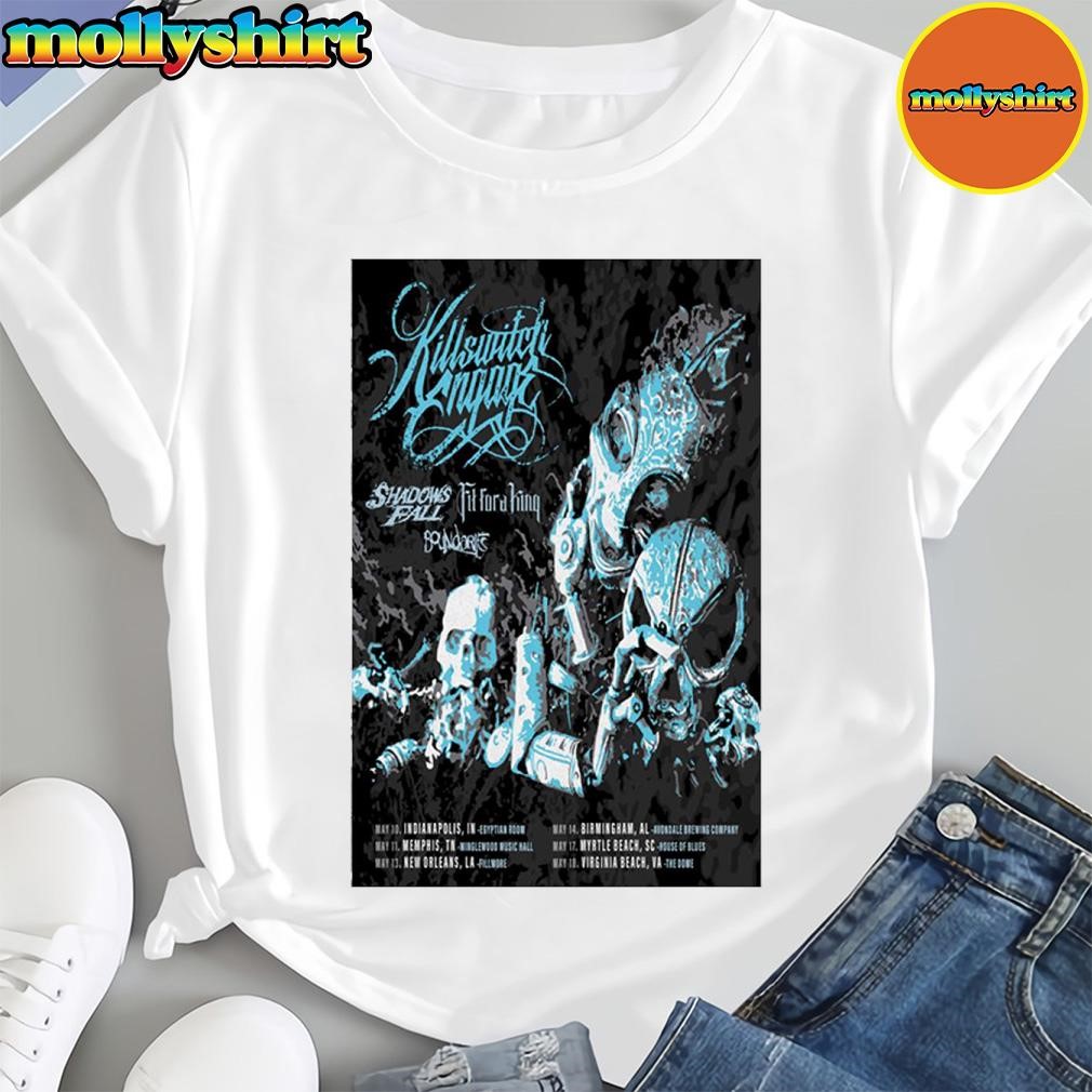 New Killswitch Engage May 2025 Tour Poster Shirt