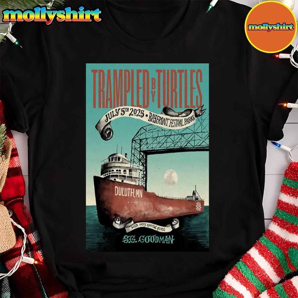 Trampled By Turtles Bayfront Festival Park In Duluth, Mn July 5 2025 Tour Poster Shirt