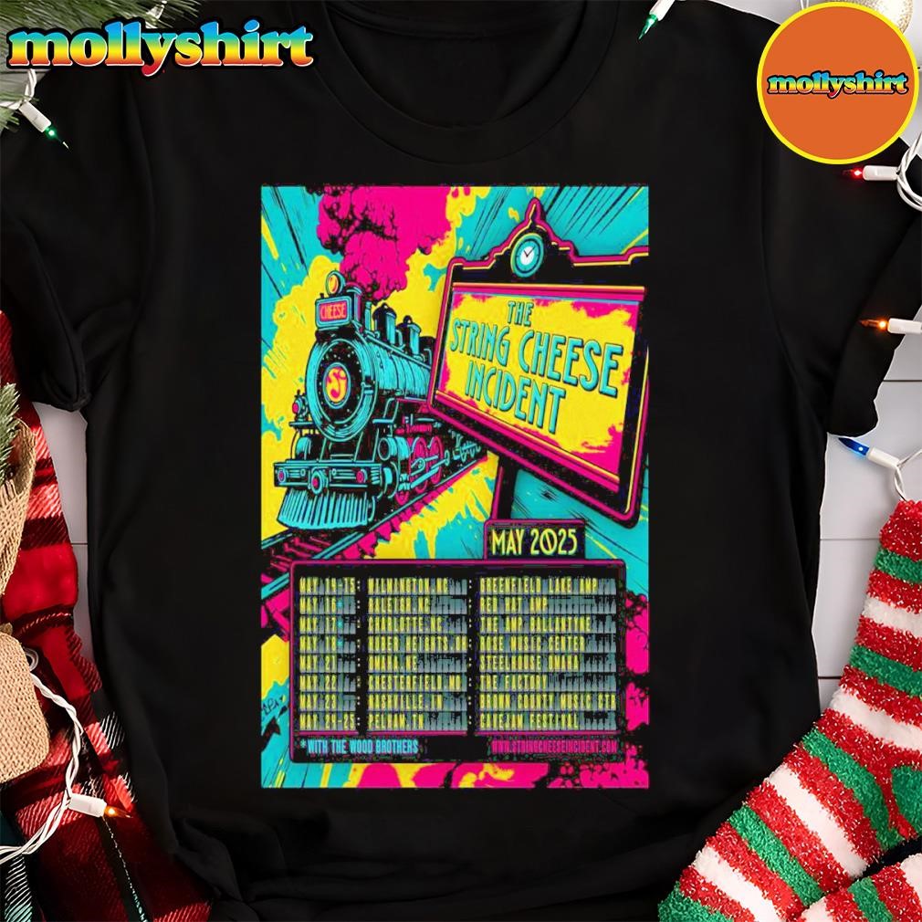 Official The String Cheese Incident May 2025 Tour Poster Shirt