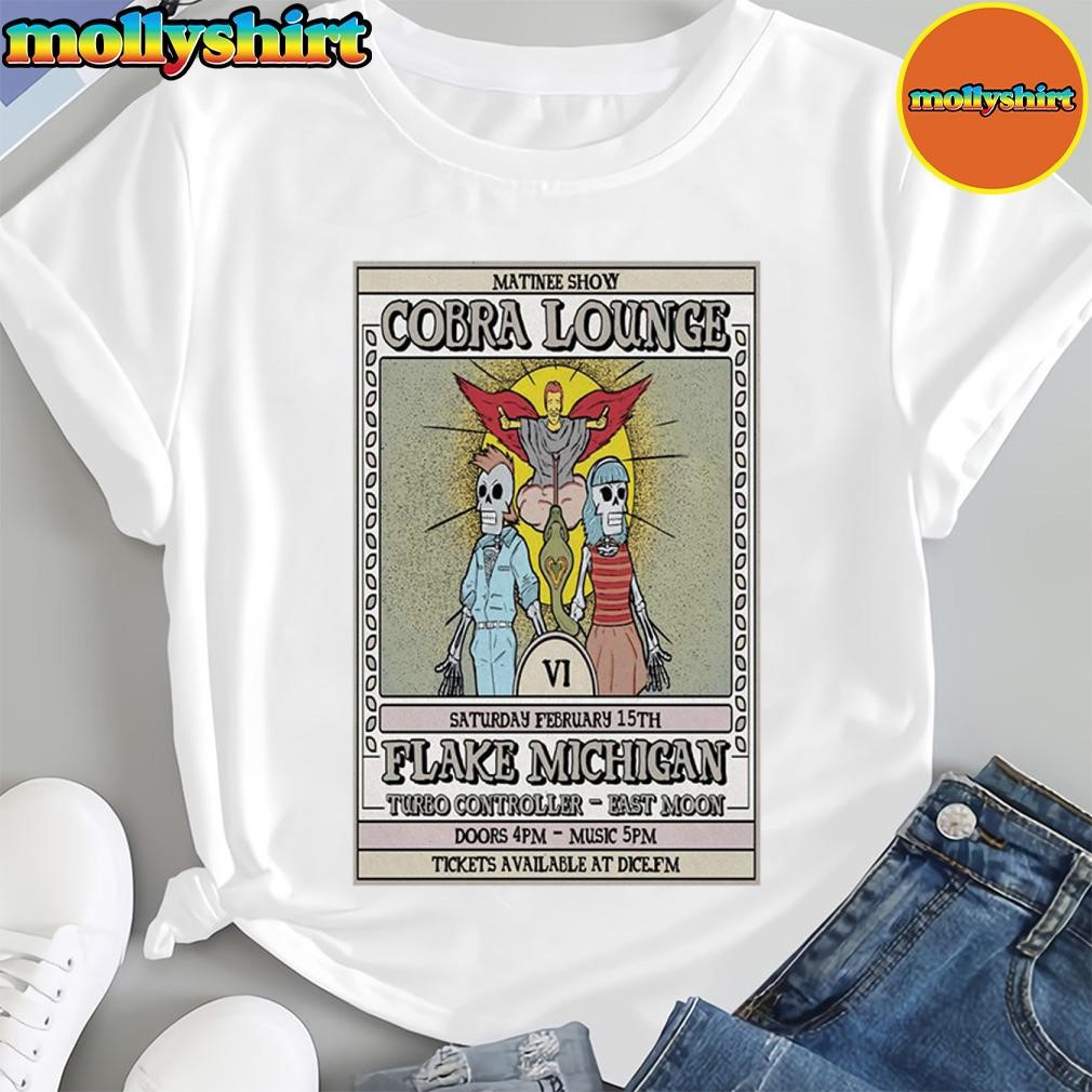 New Flake Michigan Jan 15 2025 Cobra Lounge In Chicago Il Tour Poster Shirt