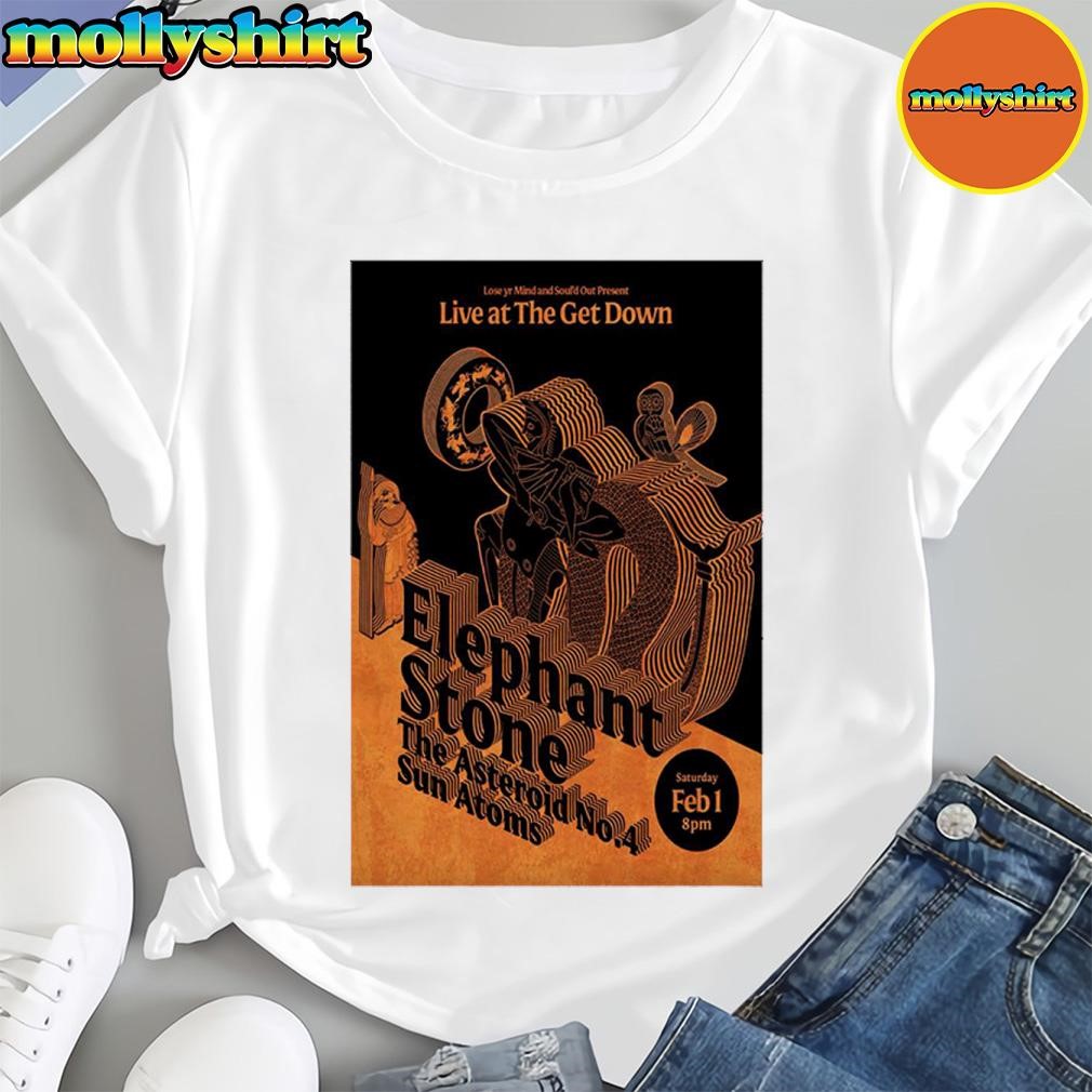 New Eleohant Stone At The Get Down Music Venue In Portland Or On Feb 1 2025 Tour Poster Shirt
