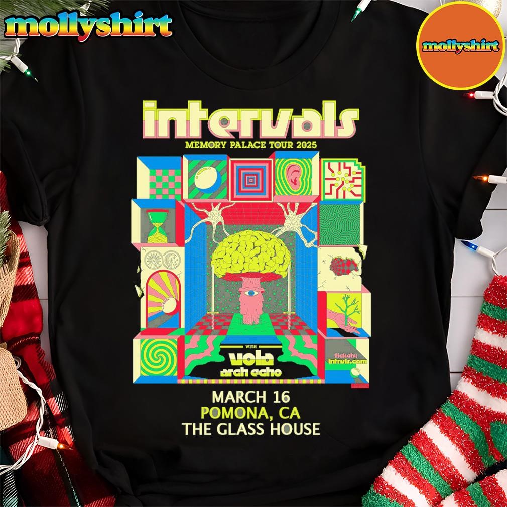 Intervals  Memory Palace Tour 2025 The Glass House Shirt