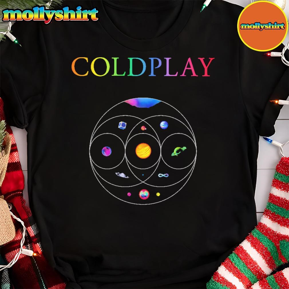 New Official Coldplay Music Of The Spheres World Tour 2025 T-Shirt