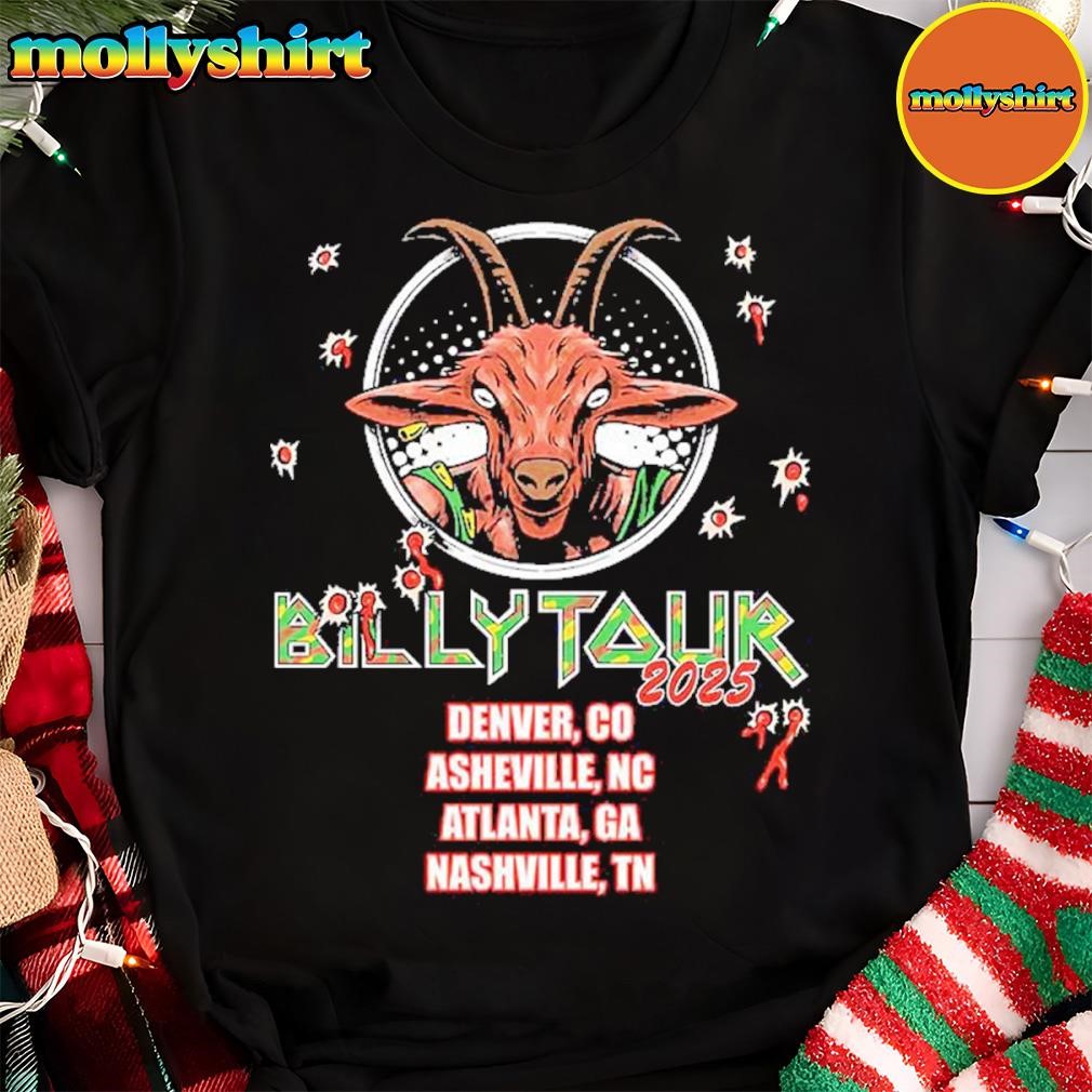 New Billy Strings Wargasm Billy Tour 2025 The Goat Art Merch T-Shirt